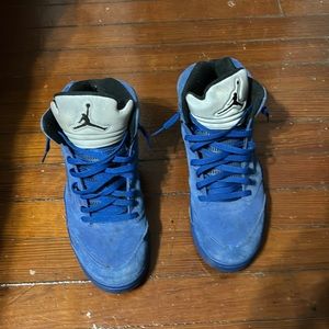 Jordan 5 Retro Blue Suede